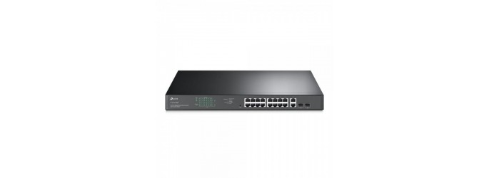 TP-Link 18‑портового гигабитного коммутатора Easy Smart с 16 портами PoE+