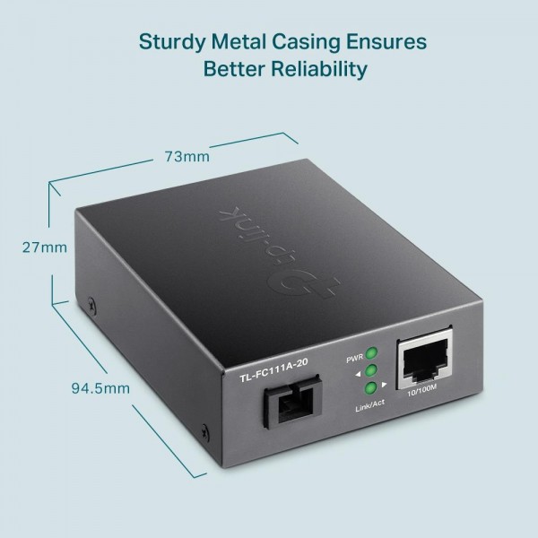TP-Link Медиаконвертер WDM 10/100 Мбит/с TP-Link Медиаконвертер WDM 10/100 Мбит/с