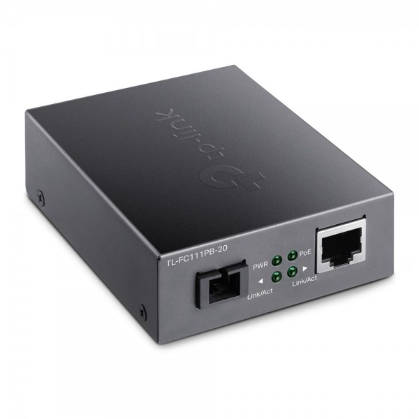 TP-Link Медиаконвертер WDM 10/100 Мбит/с с портом PoE