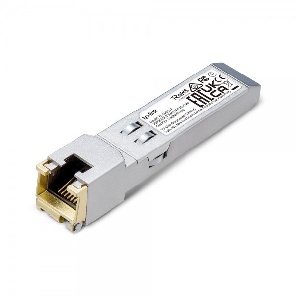 TP-Link SFP‑модуль 1000BASE-T RJ45 TP-Link SFP‑модуль 1000BASE-T RJ45