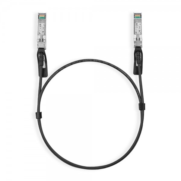 TP-Link 1-метровый кабель прямого подключения SFP+ 10 Гбит/с TP-Link 1-метровый кабель прямого подключения SFP+ 10 Гбит/с