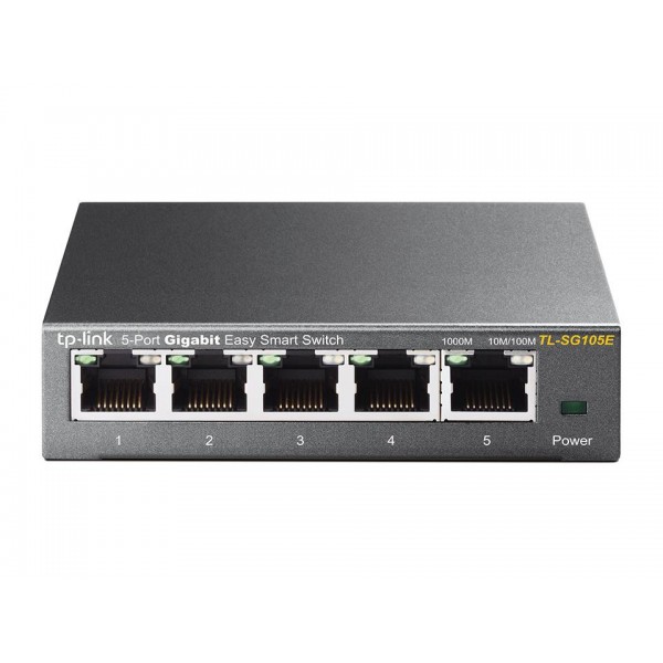 TP-Link Easy Smart гигабитный 5-портовый коммутатор TP-Link Easy Smart гигабитный 5-портовый коммутатор