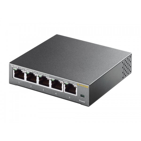 TP-Link Easy Smart гигабитный 5-портовый коммутатор TP-Link Easy Smart гигабитный 5-портовый коммутатор