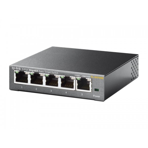TP-Link Easy Smart гигабитный 5-портовый коммутатор TP-Link Easy Smart гигабитный 5-портовый коммутатор
