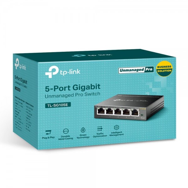 TP-Link Unmanaged Pro гигабитный 5‑портовый коммутатор