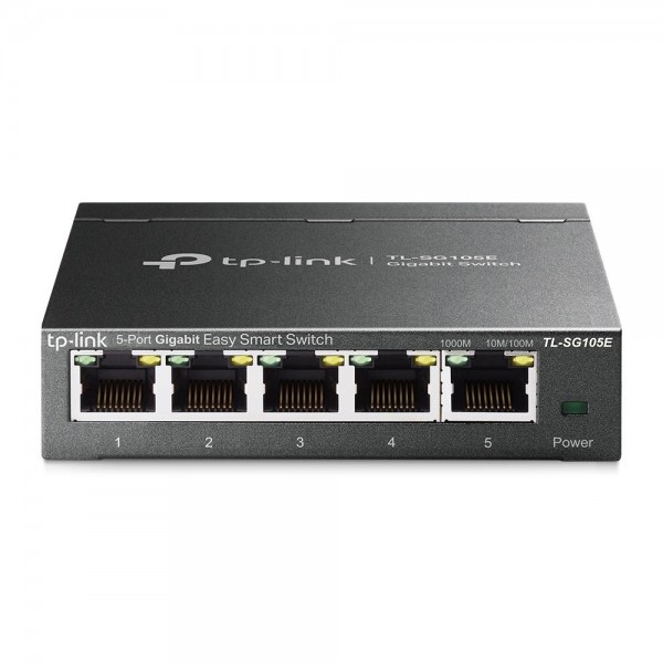 TP-Link Коммутатор Easy Smart с 5 гигабитными портами TP-Link Коммутатор Easy Smart с 5 гигабитными портами