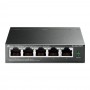 TP-Link Коммутатор Easy Smart с 5 гигабитными портами (4 порта PoE+)