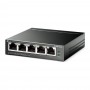 TP-Link Коммутатор Easy Smart с 5 гигабитными портами (4 порта PoE+)