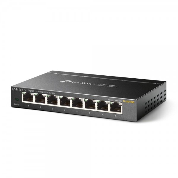 TP-Link Unmanaged Pro гигабитный 8-портовый коммутатор TP-Link Unmanaged Pro гигабитный 8-портовый коммутатор