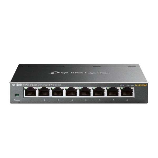 TP-Link Unmanaged Pro гигабитный 8‑портовый коммутатор TP-Link Unmanaged Pro гигабитный 8‑портовый коммутатор