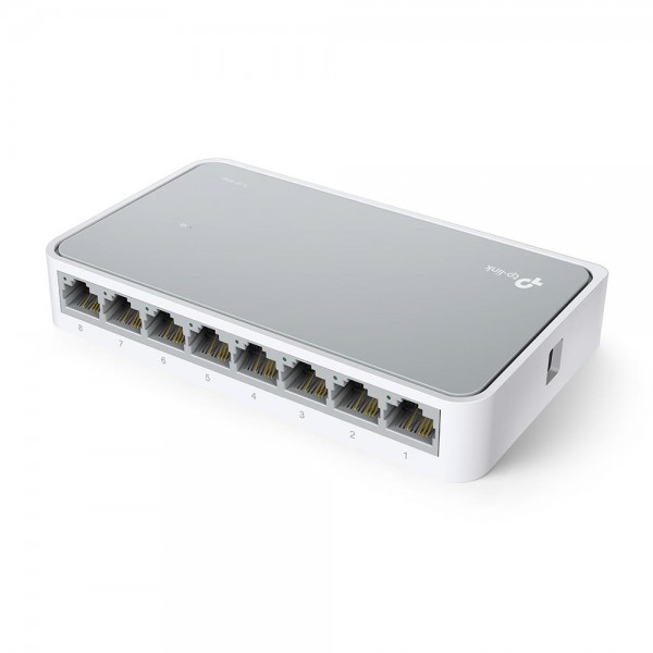 TP-Link Настольный коммутатор с 8 портами 100 Мбит/с TP-Link Настольный коммутатор с 8 портами 100 Мбит/с