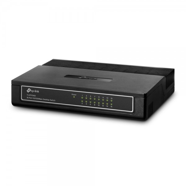 TP-Link Настольный коммутатор с 16 портами 10/100 Мбит/с TP-Link Настольный коммутатор с 16 портами 10/100 Мбит/с
