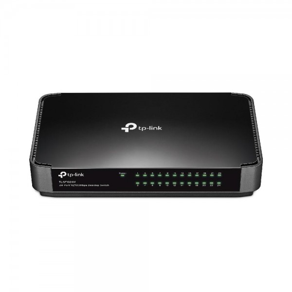 TP-Link Настольный коммутатор с 24 портами 10/100 Мбит/с TP-Link Настольный коммутатор с 24 портами 10/100 Мбит/с