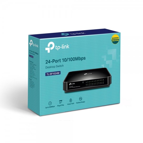 TP-Link Настольный коммутатор с 24 портами 10/100 Мбит/с TP-Link Настольный коммутатор с 24 портами 10/100 Мбит/с
