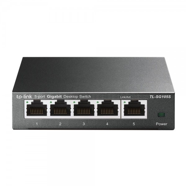 TP-Link Настольный коммутатор с 5 портами 10/100/1000 Мбит/с TP-Link Настольный коммутатор с 5 портами 10/100/1000 Мбит/с