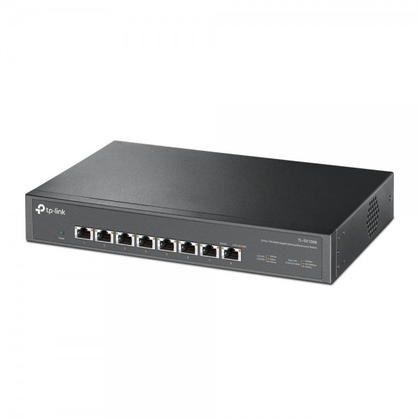 TP-Link Коммутатор с 8 портами 10 Гбит/с для размещения на столе или в стойке