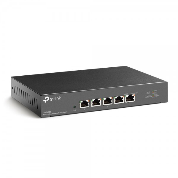 TP-Link Настольный коммутатор с 5 портами 10 Гбит/с TP-Link Настольный коммутатор с 5 портами 10 Гбит/с