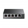TP-Link Настольный коммутатор с 5 портами 10/100 Мбит/с (4 порта PoE+)