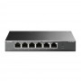 TP-Link Настольный коммутатор с 6 портами 10/100 Мбит/с (4 порта PoE+)