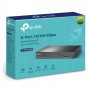 TP-Link 8-портовый настольный 10/100 Мбит/с коммутатор с 4 портами PoE+ TP-Link 8-портовый настольный 10/100 Мбит/с коммутатор с 4 портами PoE+