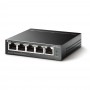 TP-Link Настольный коммутатор с 5 гигабитными портами (4 порта PoE+) TP-Link Настольный коммутатор с 5 гигабитными портами (4 порта PoE+)
