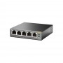 TP-Link 5-портовый гигабитный настольный коммутатор с 4 портами PoE
