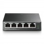 TP-Link Настольный коммутатор с 5 гигабитными портами (4 порта PoE+)