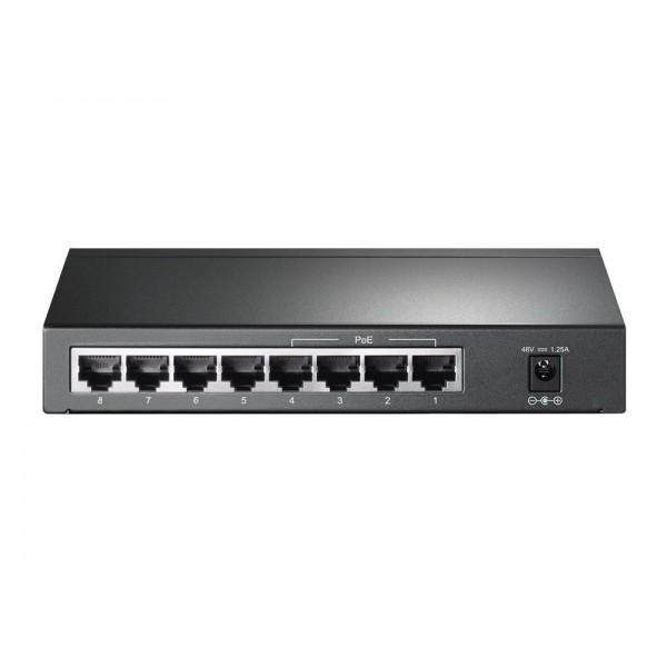 TP-Link 8-портовый гигабитный настольный коммутатор с 4 портами PoE TP-Link 8-портовый гигабитный настольный коммутатор с 4 портами PoE
