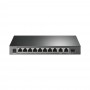 TP-Link Настольный коммутатор с 9 гигабитными портами RJ45 (8 портов PoE+) и комбинированным гигабитным портом RJ45/SFP