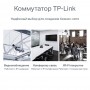 TP-Link Коммутатор Easy Smart с 18 гигабитными портами RJ45 (16 портов PoE+) и 2 комбинированными гигабитными портами RJ45/SFP