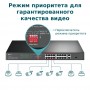 TP-Link Коммутатор с 16 портами PoE+ 10/100 Мбит/с, гигабитным портом RJ45 и комбинированным гигабитным портом RJ45/SFP