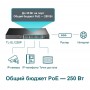 TP-Link Неуправляемый коммутатор с 24 портами PoE+ 10/100 Мбит/с и 2 комбинированными гигабитными портами RJ45/SFP