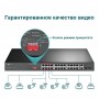 TP-Link Неуправляемый коммутатор с 24 портами PoE+ 10/100 Мбит/с и 2 комбинированными гигабитными портами RJ45/SFP