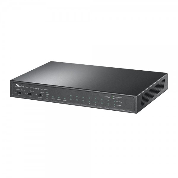 TP-Link Настольный коммутатор с 8 портами 10/100 Мбит/с, 2 гигабитными портами и гигабитным портом SFP