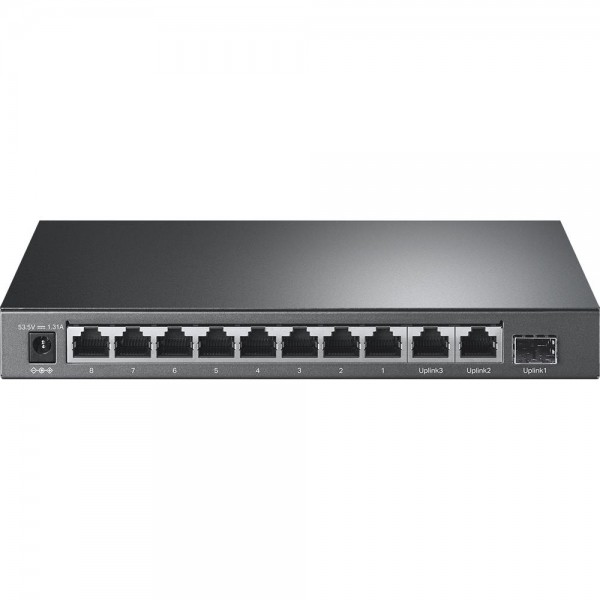 TP-Link Настольный коммутатор с 8 портами 10/100 Мбит/с, 2 гигабитными портами и гигабитным портом SFP