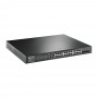 TP-Link JetStream 28‑портовый гигабитный управляемый коммутатор 2‑го уровня с 24 портами PoE+ TP-Link JetStream 28‑портовый гигабитный управляемый коммутатор 2‑го уровня с 24 портами PoE+