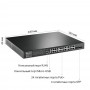 TP-Link JetStream 28‑портовый гигабитный управляемый коммутатор уровня 2+ с 24 портами PoE+ TP-Link JetStream 28‑портовый гигабитный управляемый коммутатор уровня 2+ с 24 портами PoE+