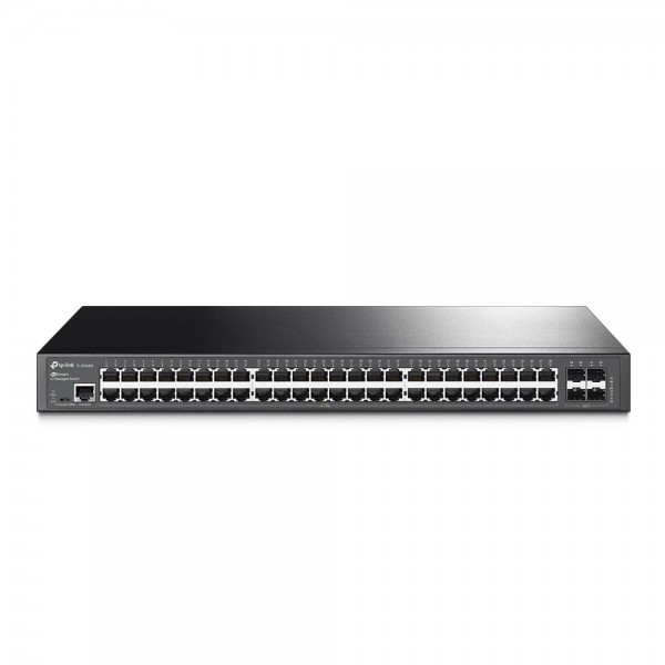 TP-Link Управляемый коммутатор JetStream 2‑го уровня с 48 гигабитными портами RJ45 и 4 гигабитными портами SFP