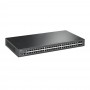 TP-Link Управляемый коммутатор JetStream 2‑го уровня с 48 гигабитными портами RJ45 и 4 гигабитными портами SFP