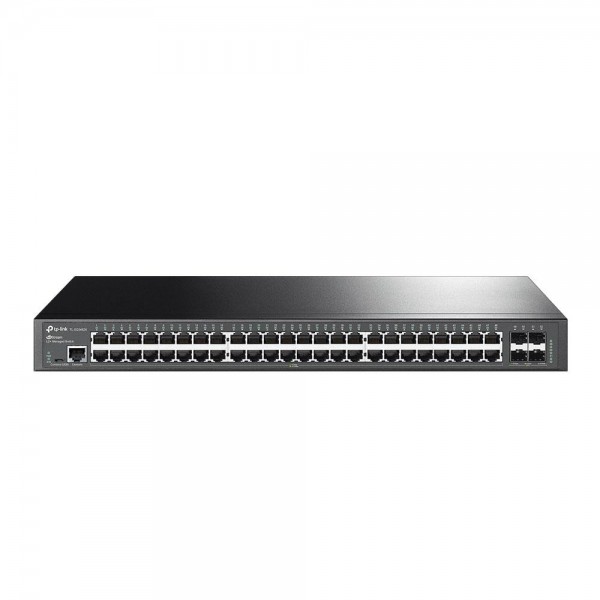 TP-Link Управляемый коммутатор JetStream уровня 2+ с 48 гигабитными портами RJ45 и 4 портами SFP+ 10 Гбит/с TP-Link Управляемый коммутатор JetStream уровня 2+ с 48 гигабитными портами RJ45 и 4 портами SFP+ 10 Гбит/с