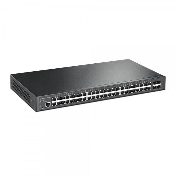 TP-Link Управляемый коммутатор JetStream уровня 2+ с 48 гигабитными портами RJ45 и 4 портами SFP+ 10 Гбит/с TP-Link Управляемый коммутатор JetStream уровня 2+ с 48 гигабитными портами RJ45 и 4 портами SFP+ 10 Гбит/с