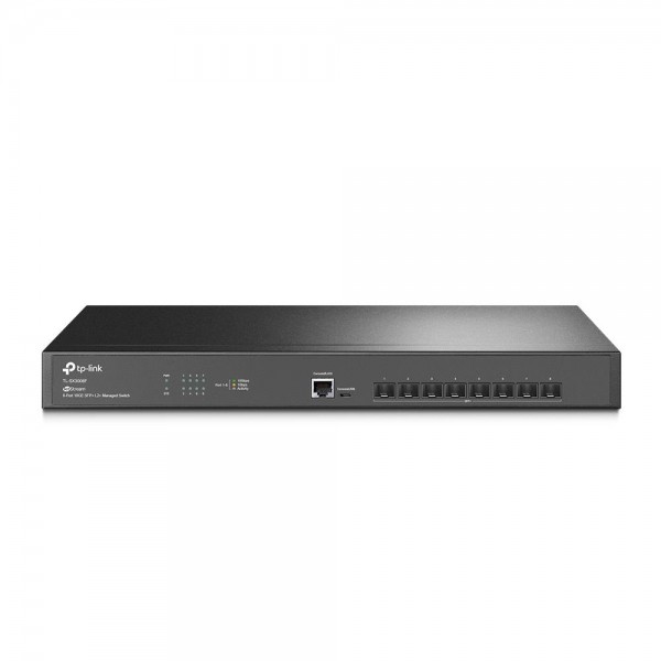 TP-Link Управляемый коммутатор JetStream уровня 2+ с 8 портами SFP+ 10 Гбит/с