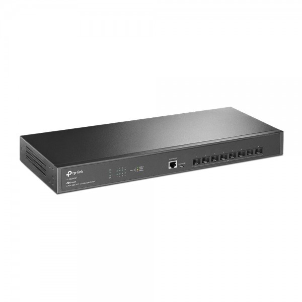 TP-Link Управляемый коммутатор JetStream уровня 2+ с 8 портами SFP+ 10 Гбит/с