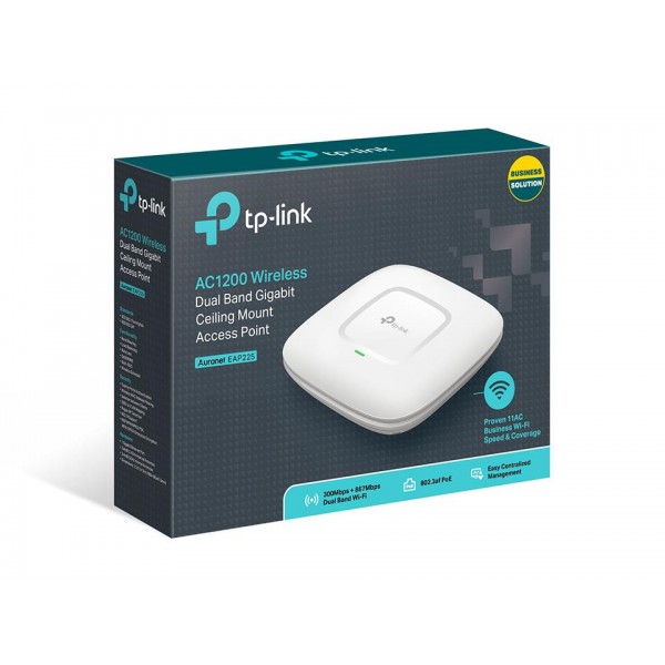 TP-Link AC1200 Гигабитная двухдиапазонная потолочная точка доступа Wi-Fi TP-Link AC1200 Гигабитная двухдиапазонная потолочная точка доступа Wi-Fi