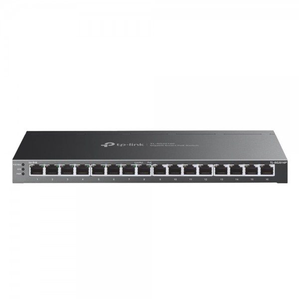 TP-Link Коммутатор JetStream Smart с 16 гигабитными портами (8 портов PoE+)