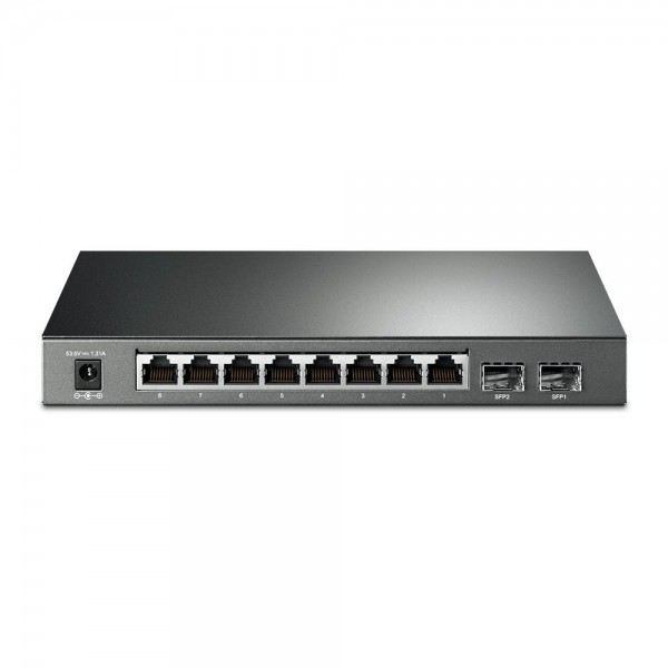 TP-Link JetStream 10-портовый гигабитный Smart коммутатор с 8 портами PoE+ TP-Link JetStream 10-портовый гигабитный Smart коммутатор с 8 портами PoE+