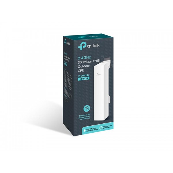 TP-Link Уличная точка доступа Wi‑Fi N300 с коэффициентом усиления 12 дБи TP-Link Уличная точка доступа Wi‑Fi N300 с коэффициентом усиления 12 дБи