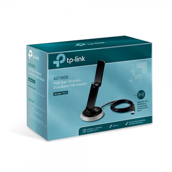 TP-Link AC1900 Двухдиапазонный Wi‑Fi USB‑адаптер высокого усиления