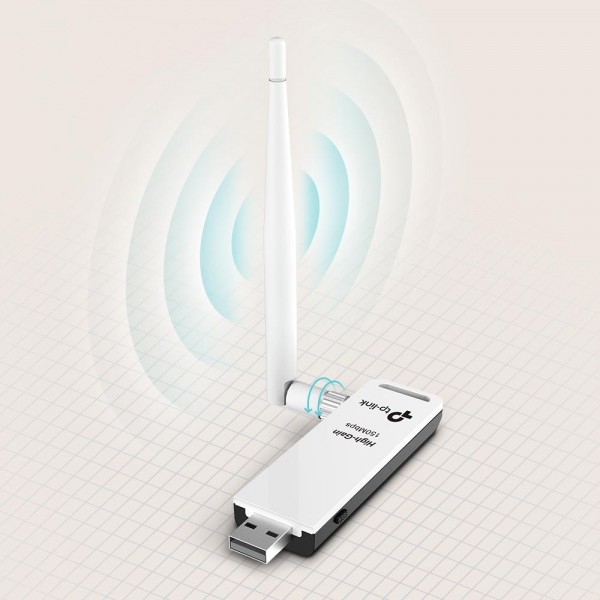 TP-Link USB-адаптер высокого усиления с поддержкой Wi-Fi N150