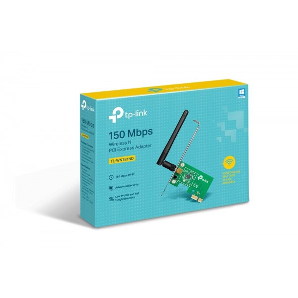 TP-Link Адаптер PCI Express с поддержкой Wi-Fi N150 TP-Link Адаптер PCI Express с поддержкой Wi-Fi N150